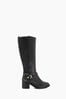 Dune London Wide Fit Tildy Strap Detail Knee-High Boots