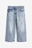 Blau Denim - Weit geschnittene Jeans (3-16yrs)