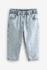 Helle Denim-Waschung - Mom-Jeans (3 Monate bis 7 Jahre)