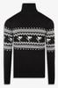 The Little Tailor Ladies Slim Fit Ski Design Knitted Christmas Jumper