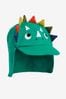 Green Dinosaur Legionnaire Hat (3mths-10yrs)