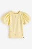 Angel & Rocket Yellow Renata Puff Sleeve T-Shirt