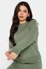 PixieGirl Petite Sage Green Crew Neck Sweatshirt