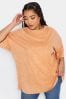 Yours Curve Orange Boxy T-Shirt