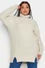 Yours Curve Natural Soft Touch Turtle Neck Sweatshirt