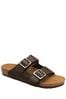 Dunlop Twin Buckle Footbed Mens Mules