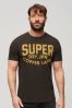 Superdry Brown Copper Label Workwear T-Shirt