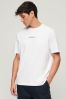 Superdry White Loose Fit Utility Sport Logo T-Shirt