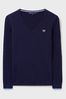 Crew Clothing Heritage V-Neck Cable Jumper