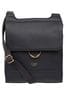 Cultured London Covent Leather Cross-Body Dark Bag