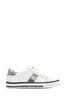 Moda in Pelle Alberry Side Stripe Lace-Up White Trainers