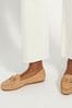 Dune London Brown Grovers Trim Detail Driving Moccasins