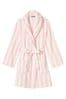 Victoria's Secret Pink Iconic Stripe Cosy Short Dressing Gown
