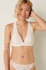 Victoria's Secret PINK Coconut White Halterneck Bralette, Halterneck