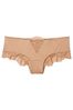 Victoria's Secret Sweet Praline Nude Lace Trim Thong Knickers