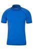 Mountain Warehouse Blue Mens UV Rash Vest