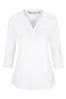 Mountain Warehouse White Petra Womens Relaxed Fit 3/4 Sleeve Shirt