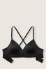 Victoria's Secret PINK Pure Black Non Wired Lightly Lined Smooth T-Shirt Bra