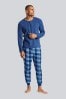 Loungeable Kariertes Pyjama-Set aus Fleece