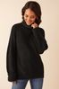 Friends Like These Black Roll Neck Jumper