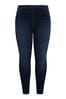 Yours Curve Blue Pull On Jenny Jeggings