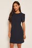 Friends Like These Navy Blue Blue Petite Short Sleeve Tailored Shift Dress