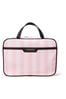 Victoria's Secret Pink Iconic Stripe Jetsetter Hanging Makeup Bag
