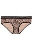 Victoria's Secret Cameo Basic Animal Leopard Logo Hipster Knickers