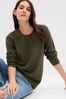 Gap Green Relaxed Long Sleeve Crew Neck Jumper