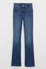 Gap Blue Mid Rise Bootcut Jeans with Washwell