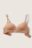 Victoria's Secret PINK Mocha Latte Nude Non Wired Push Up Smooth T-Shirt Perfecto Bra