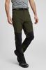 Mountain Warehouse Green Forest Mens Water-Resistant Trekking Trousers