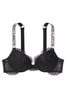Victoria's Secret Black Lace Push Up Shine Strap Bra