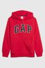 Gap Red Logo Zip Up Hoodie (4-13yrs)