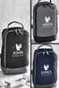 Personalised Male Silhoutte Golf Shoe Bag by Loveabode