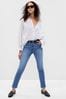Gap Vintage-Stretch-Jeans in Slim Fit mit hohem Bund