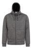 Mountain Warehouse Black Nevis Fleece Lined Hoodie - Mens