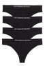 Victoria's Secret Black Thong Multipack Knickers, Thong