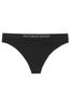 Victoria's Secret Black Smooth Seamless Thong Knickers