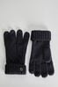 Lipsy Navy Blue Cosy Cable Gloves