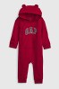 Gap Red Arch Logo Hooded All in One - Baby (Newborn - 24mths)