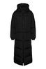 VERO MODA Black Longline Hooded Padded Coat