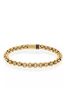 Tommy Hilfiger Gents Gold Tone Jewellery Intertwined Circles Chain Bracelet