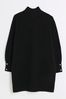 River Island Black Cosy Jumper Dress