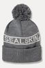 Sealskinz Heacham Wasserdichte Mütze für kaltes Wetter mit Bommel und Logo
