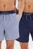 Threadbare Blue 2 Pack Swim Shorts