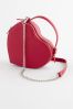 Rot - Umhängetasche mit Herzdesign