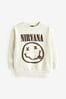 Ecru Creme - Nirvana Sweatshirt mit Rundhalsausschnitt (3 Monate bis 8 Jahre)