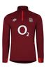 Umbro Red England Rugby Mid Layer Top (O2) Jnr