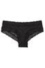 Victoria's Secret PINK Pure Black Lace Cheeky Knickers